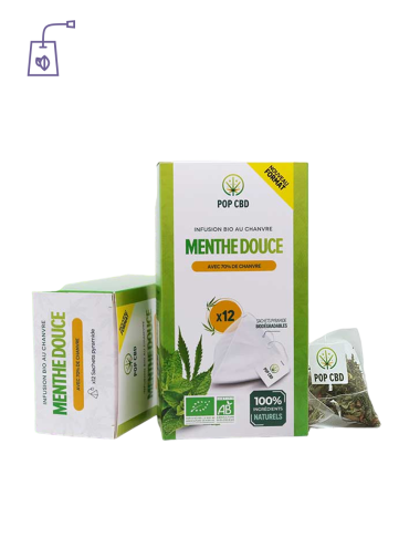 INFUSION CBD 70% : MENTA EN...